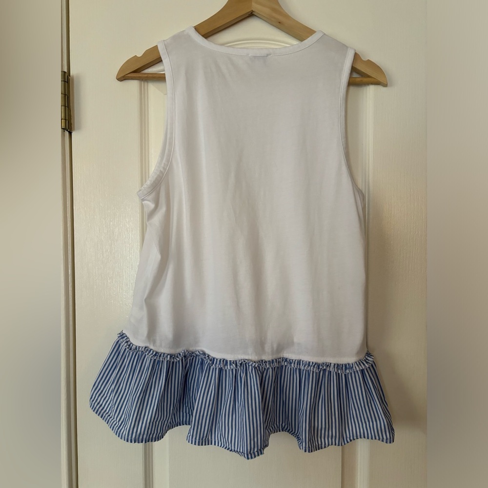 J. Crew Woven-hem tank top - like new! - size S - Picture 6 of 8